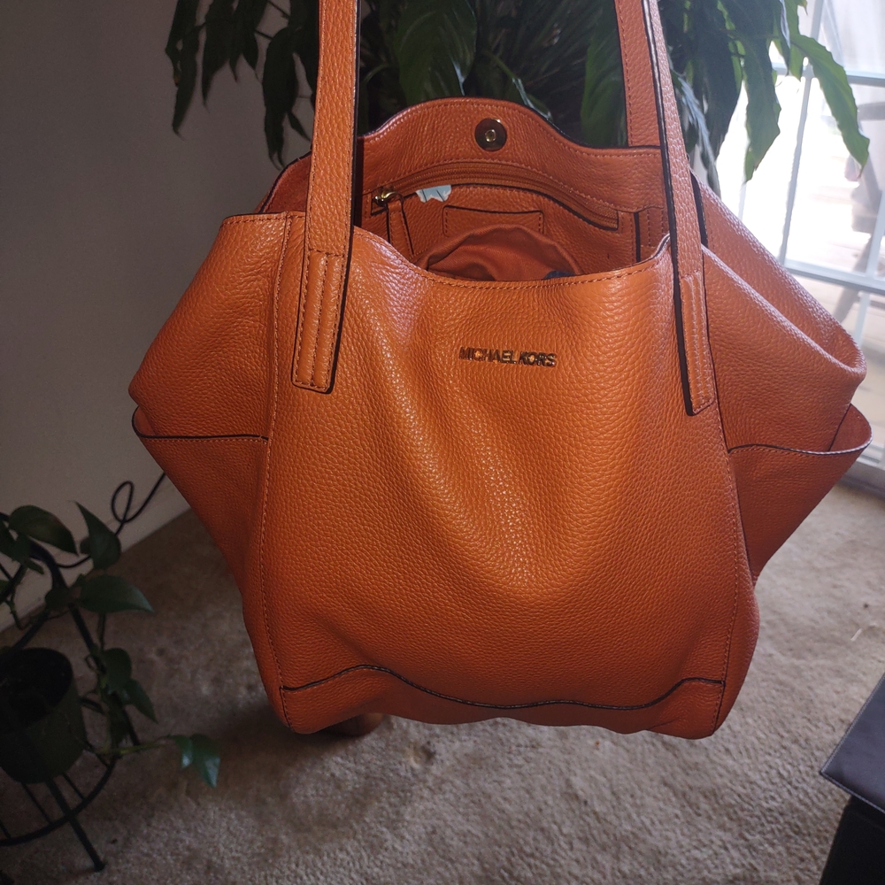 Michael Kors Tangerine Tote Bag